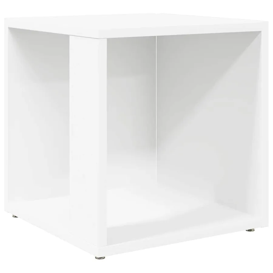 Table d'appoint Blanc 33x33x34,5 cm Aggloméré - 2