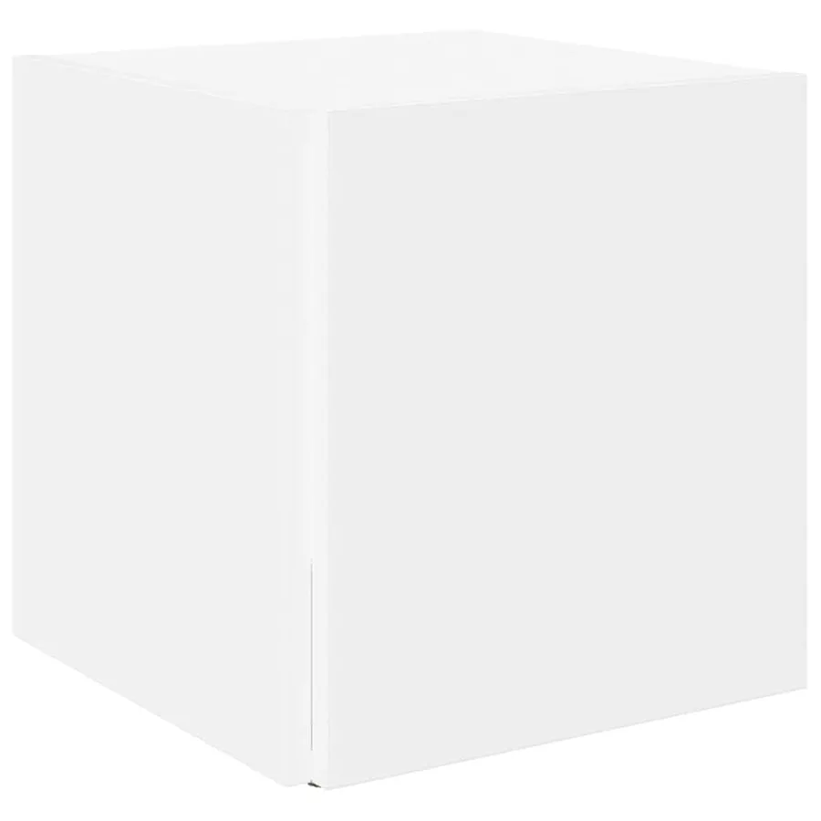 Table d'appoint Blanc 33x33x34,5 cm Aggloméré - 5