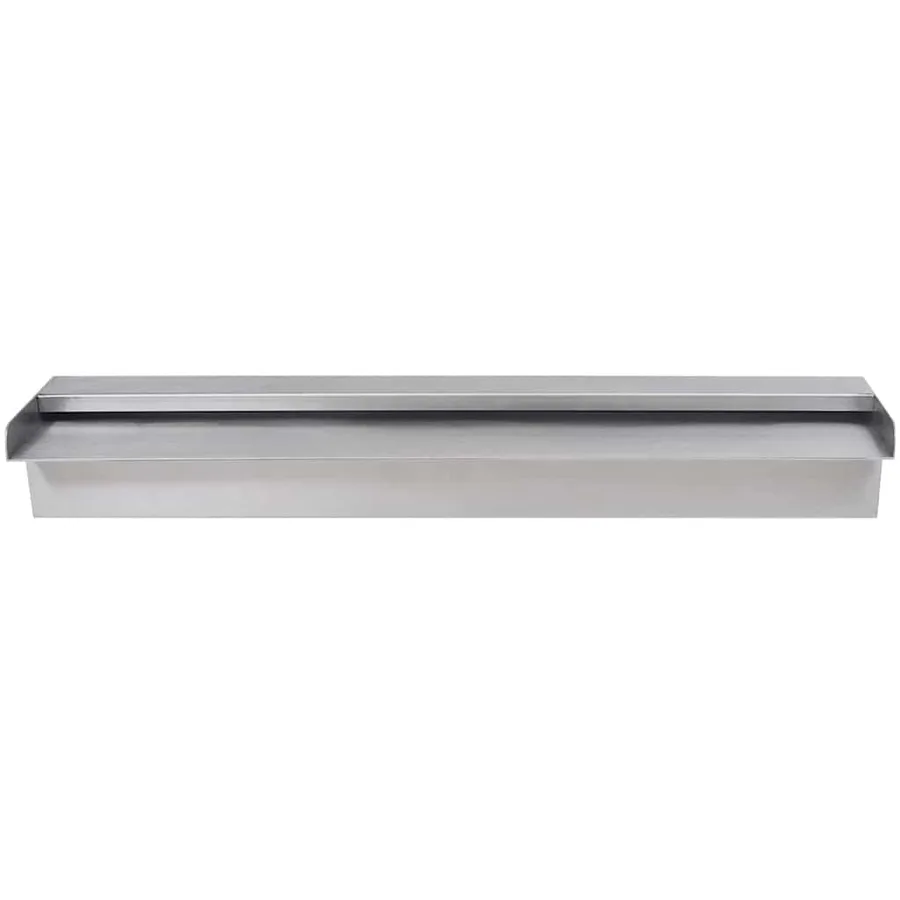 Lame d'eau rectangulaire 60 cm Acier inoxydable pour piscine - 3