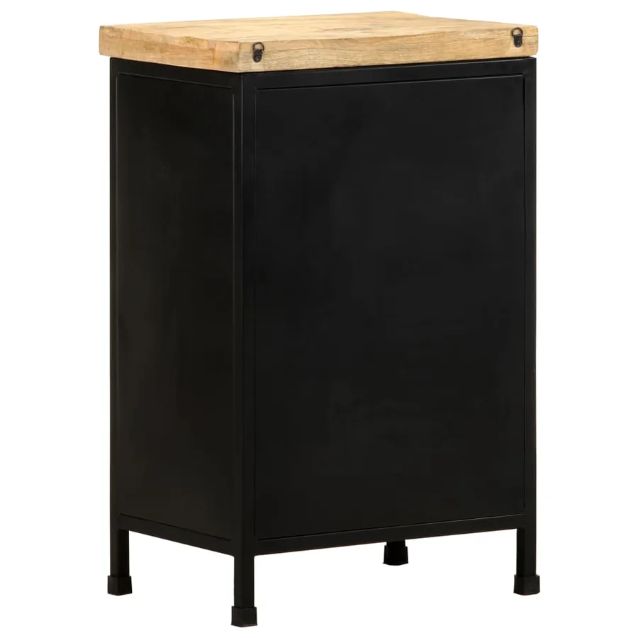 Buffet 47x35x76 cm Bois de manguier brut - 4