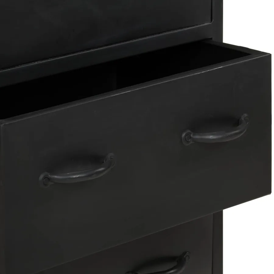 Buffet 47x35x76 cm Bois de manguier brut - 6