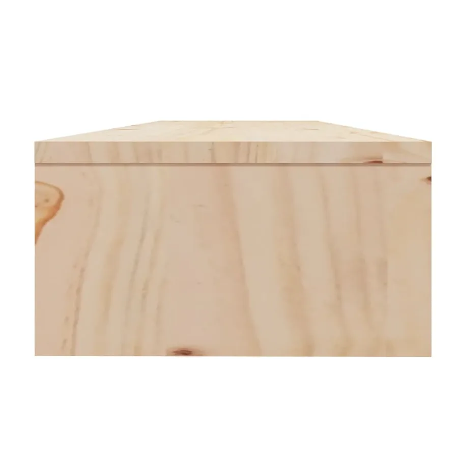 Support de moniteur 100x24x13 cm Bois de pin solide - 6