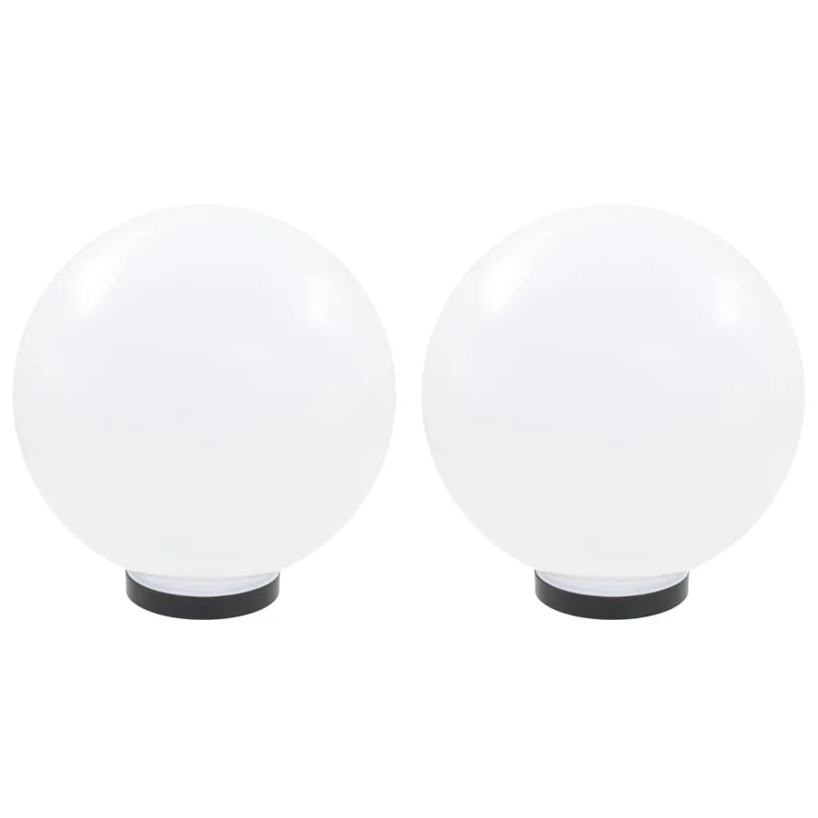Lampe à LED sous forme de boule 2 pcs Sphérique 30 cm PMMA - 2