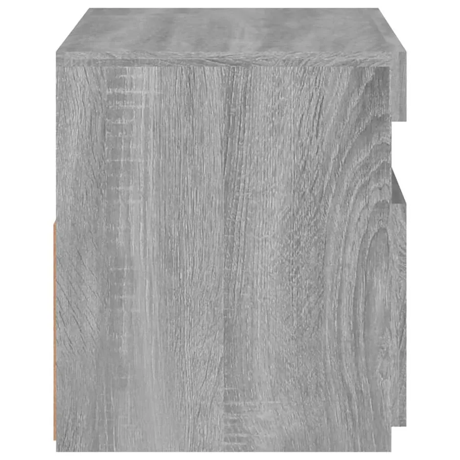 Meuble TV avec lumières LED Sonoma gris 60x35x40 cm - 8