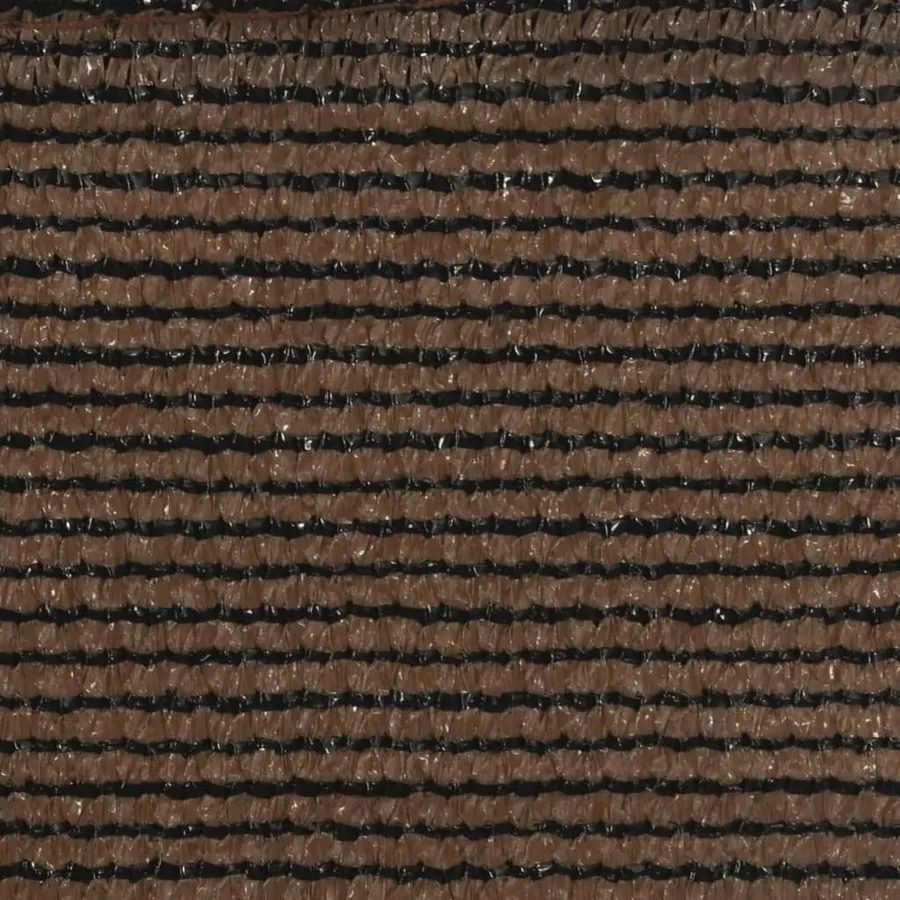 Voile d'ombrage 160 g/m² Marron 2x4 m PEHD - 9