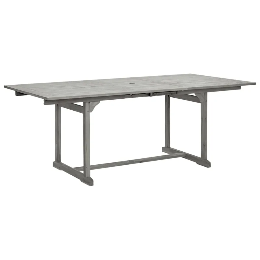 Ensemble à manger de jardin 5 pcs Bois d'acacia massif - 4