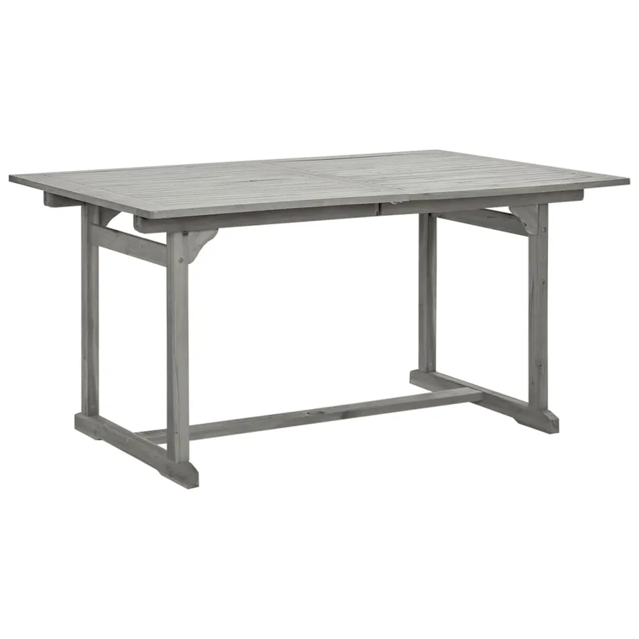 Ensemble à manger de jardin 5 pcs Bois d'acacia massif - 6