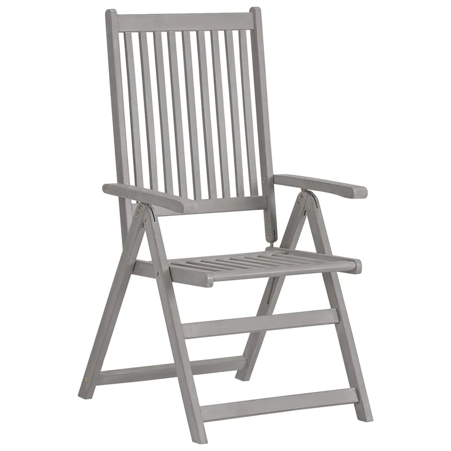 Ensemble à manger de jardin 5 pcs Bois d'acacia massif - 7