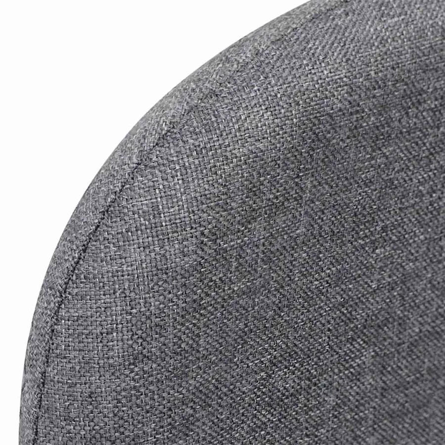 Fauteuil convertible gris clair tissu - 8