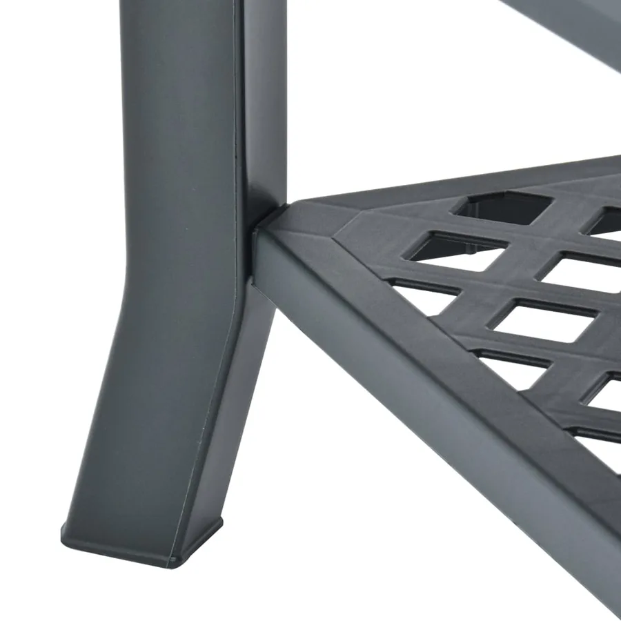 Table basse Vert 90x60x46 cm Plastique - 6