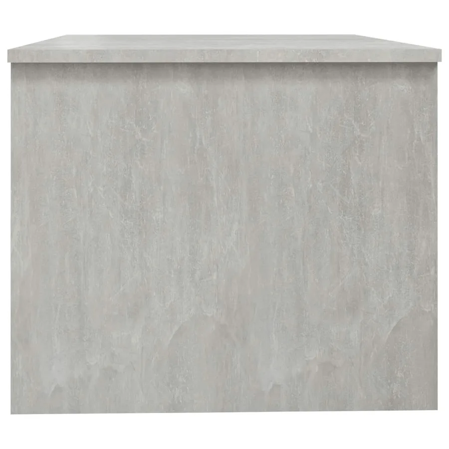 Table basse gris béton 80x50x42,5 cm bois d'ingénierie - 7