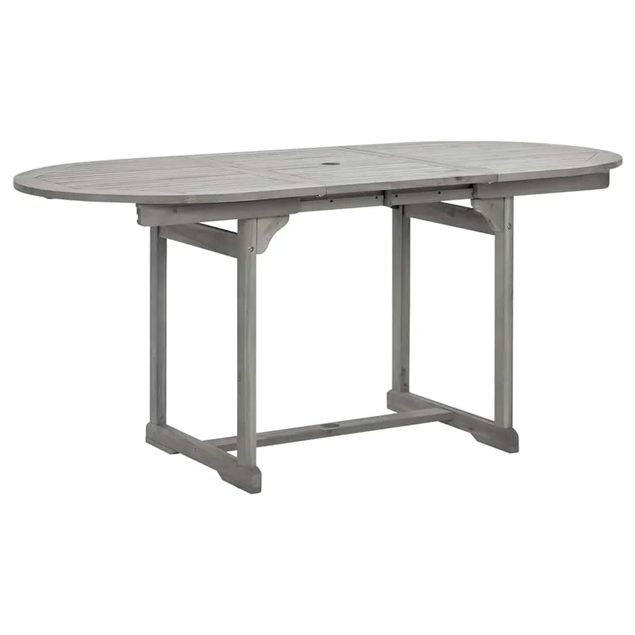 Ensemble à manger de jardin 5 pcs Bois d'acacia massif - 4