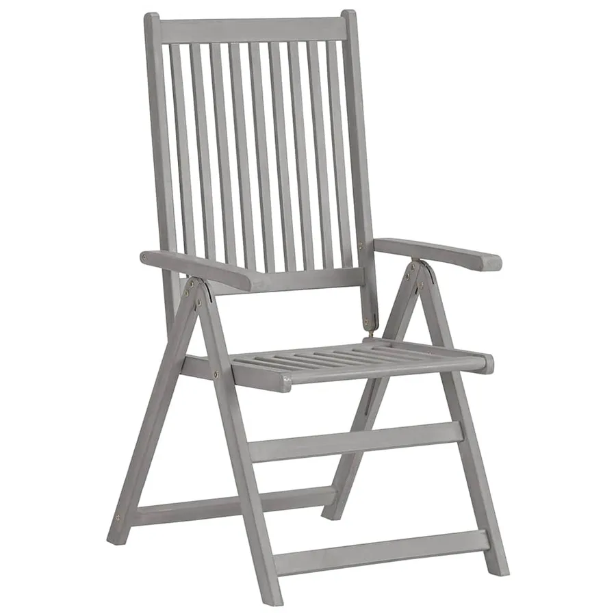 Ensemble à manger de jardin 5 pcs Bois d'acacia massif - 7