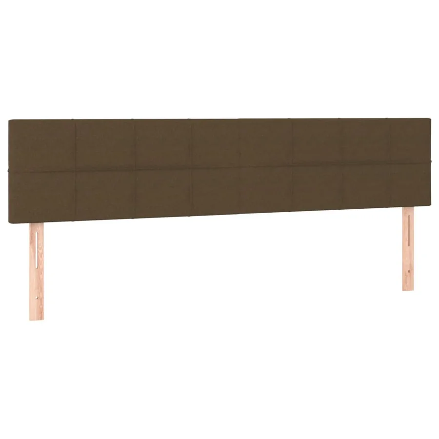 Sommier à lattes de lit avec matelas Marron foncé 180x200 cm - 6