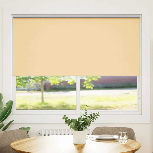 Store enrouleur occultant 164,4 x 175 cm, largeur du tissu 160 cm, beige