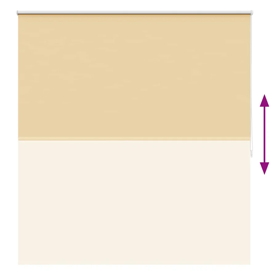 Store enrouleur occultant 164,4 x 175 cm, largeur du tissu 160 cm, beige - 9