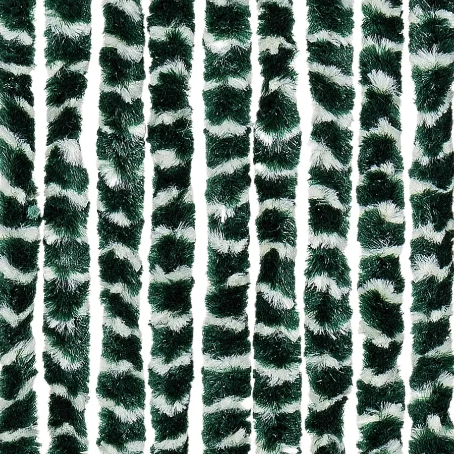 Moustiquaire Vert et blanc 90x220 cm Chenille - 6