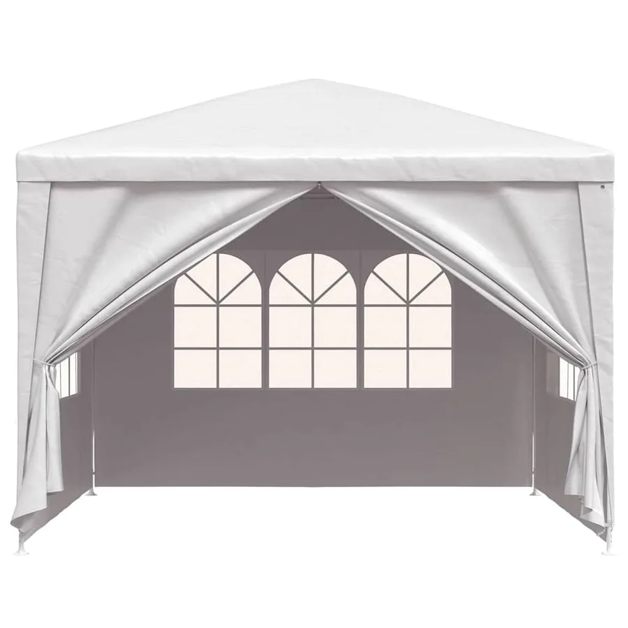 Tente de réception 3 x 3 m Blanc - 4