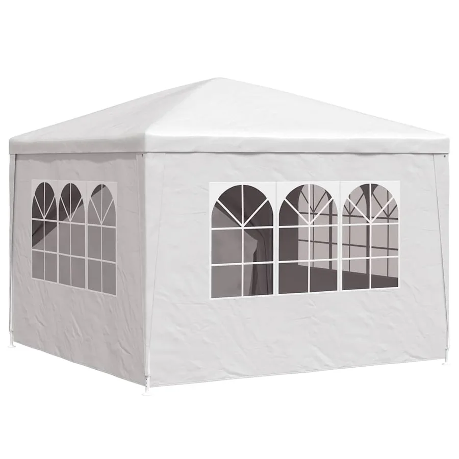 Tente de réception 3 x 3 m Blanc - 6