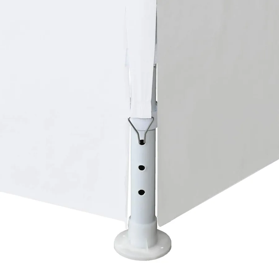 Tente de réception 3 x 3 m Blanc - 8
