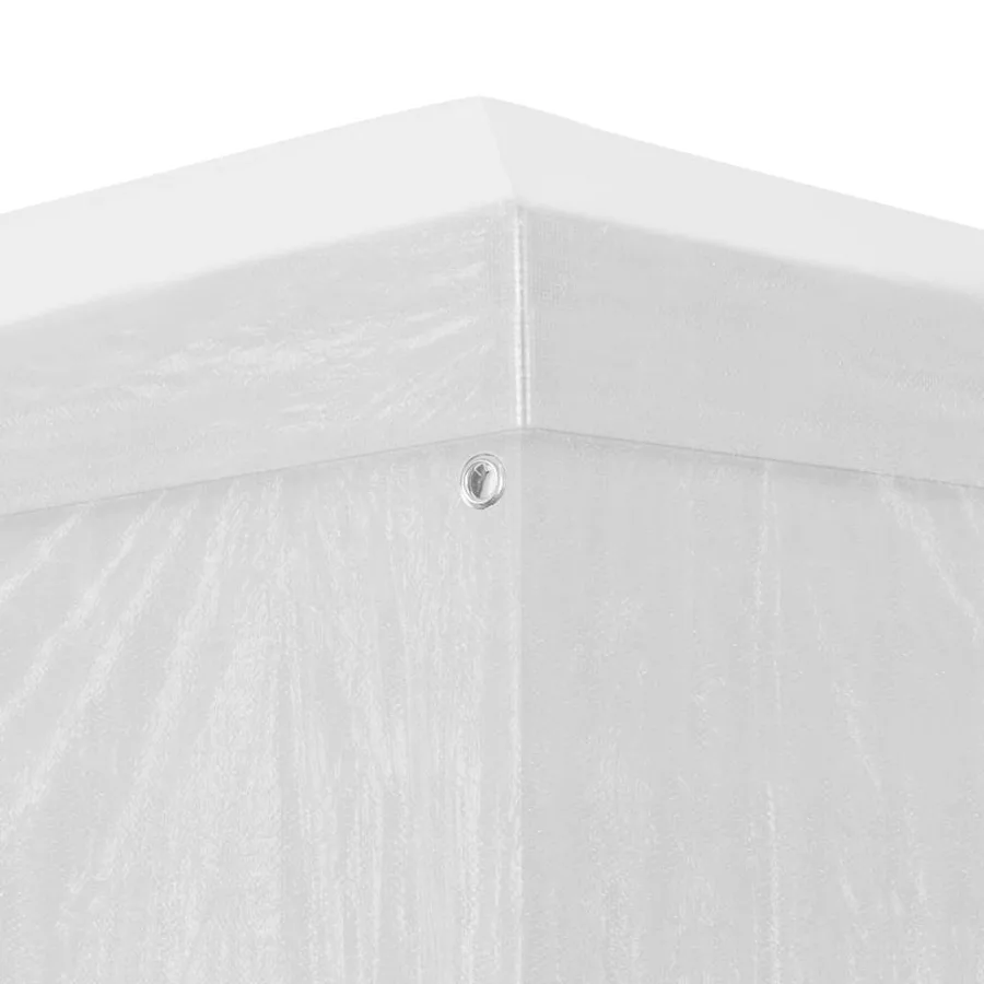 Tente de réception 3 x 3 m Blanc - 9