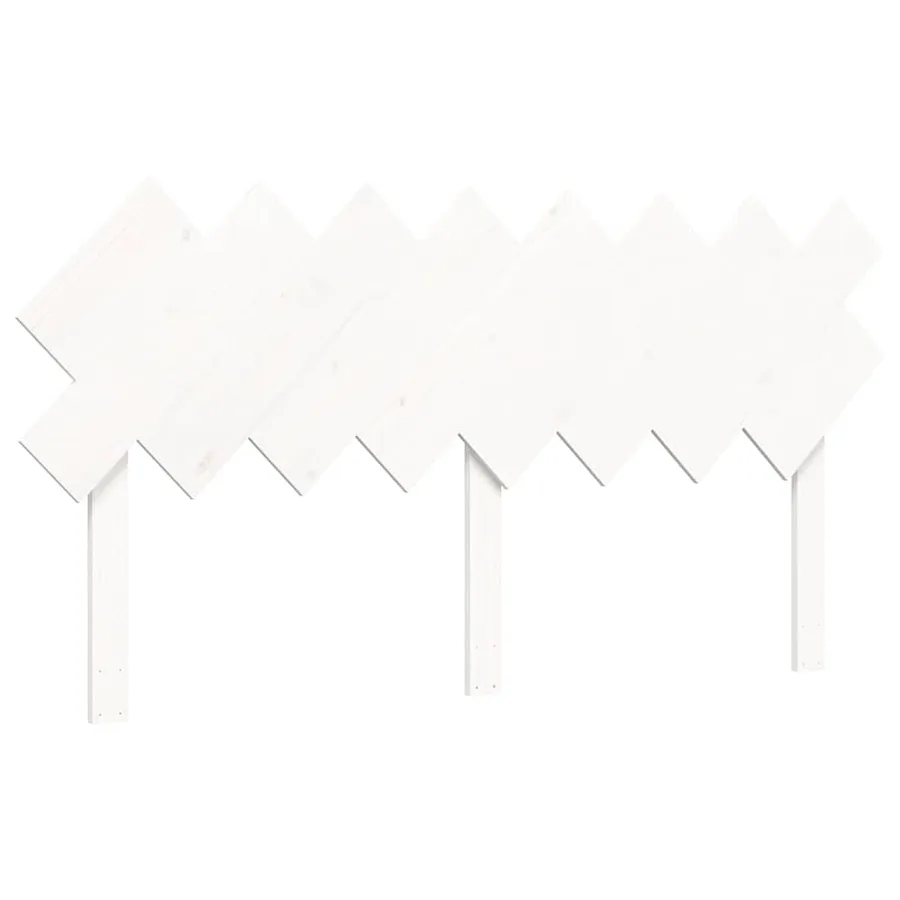 Lit pour personne âgée sans matelas blanc 160x200cm bois massif - 8