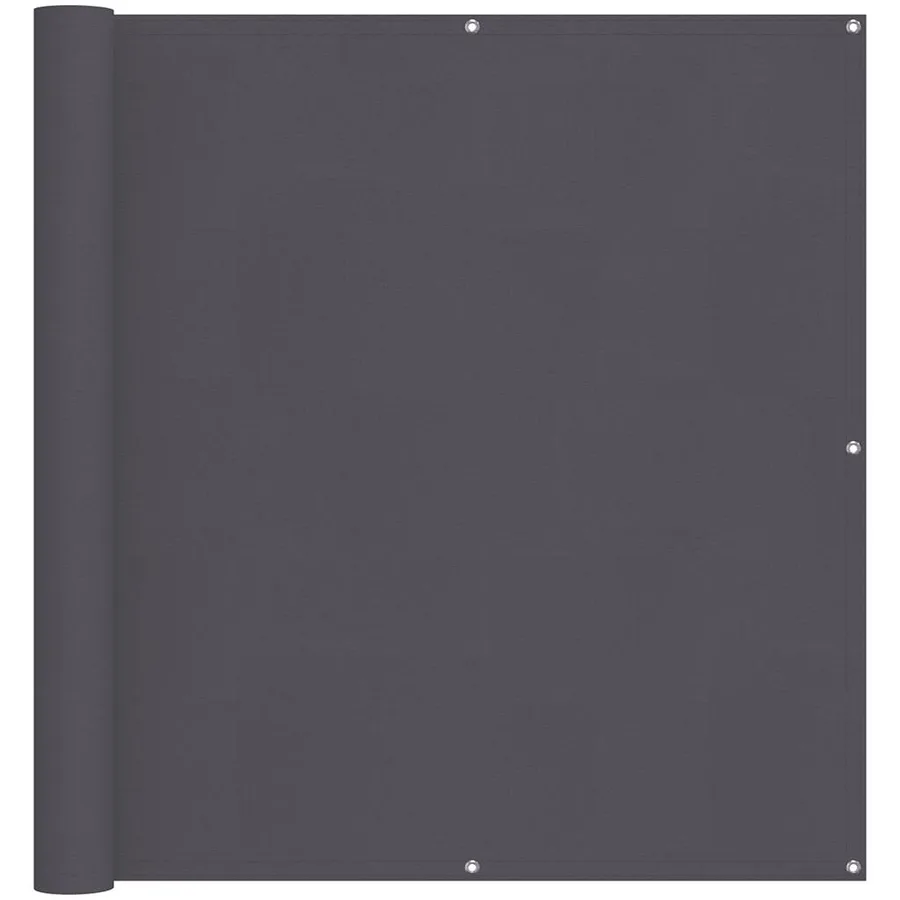 Écran de balcon Anthracite 120x300 cm Tissu Oxford - 2