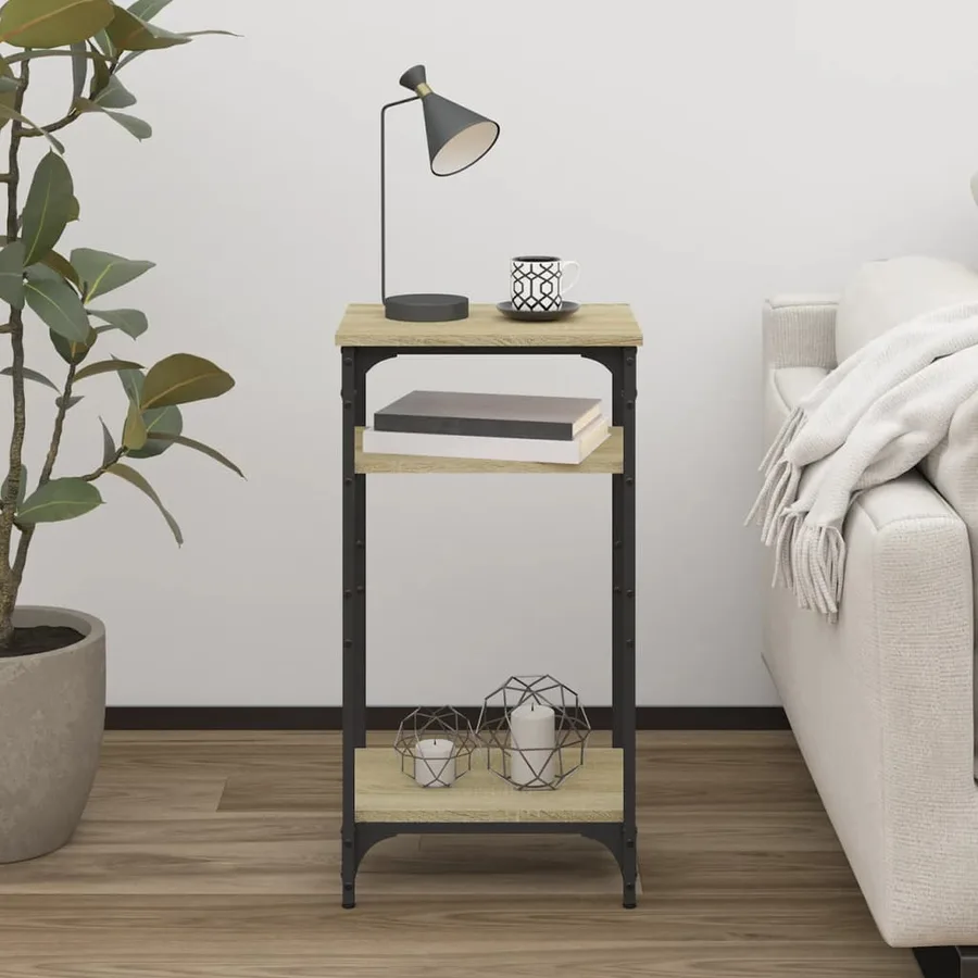 Table d'appoint Chêne sonoma 40x30x75 cm Bois d'ingénierie - 3