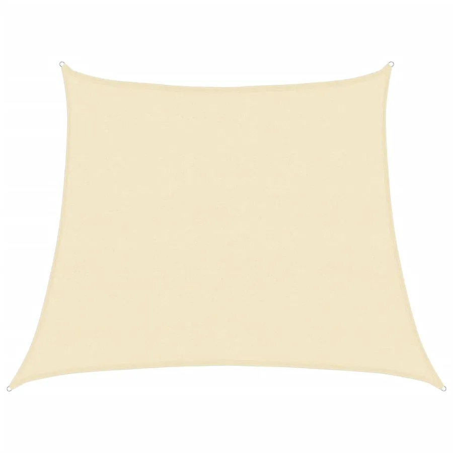 Voile d'ombrage 160 g/m² Crème 3/4x3 m PEHD - 2