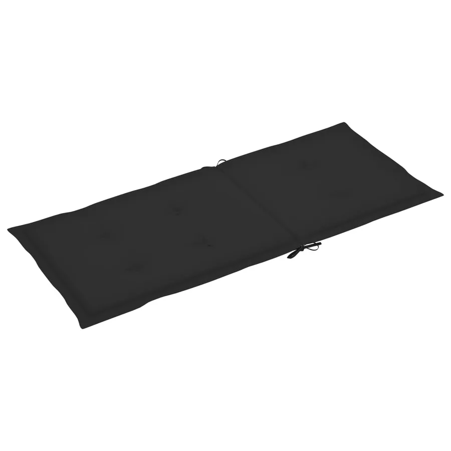 Chaises inclinables de jardin et coussins lot de 8 Gris Acacia - 9