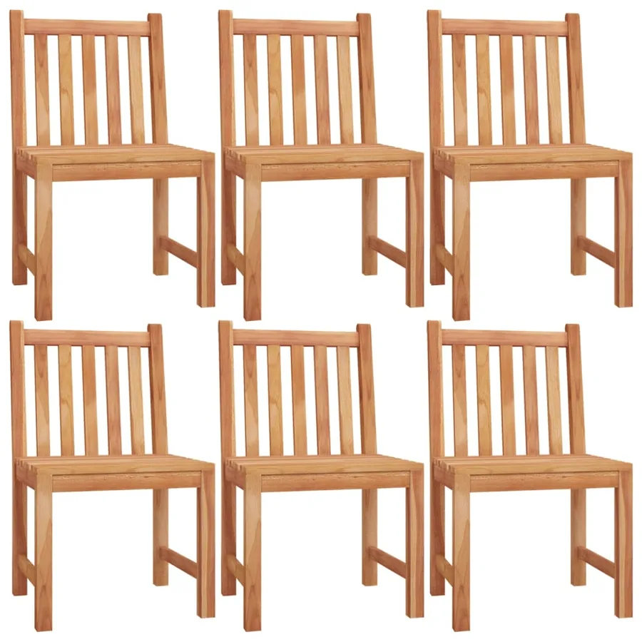 Ensemble à manger de jardin 7 pcs Bois de teck solide - 4