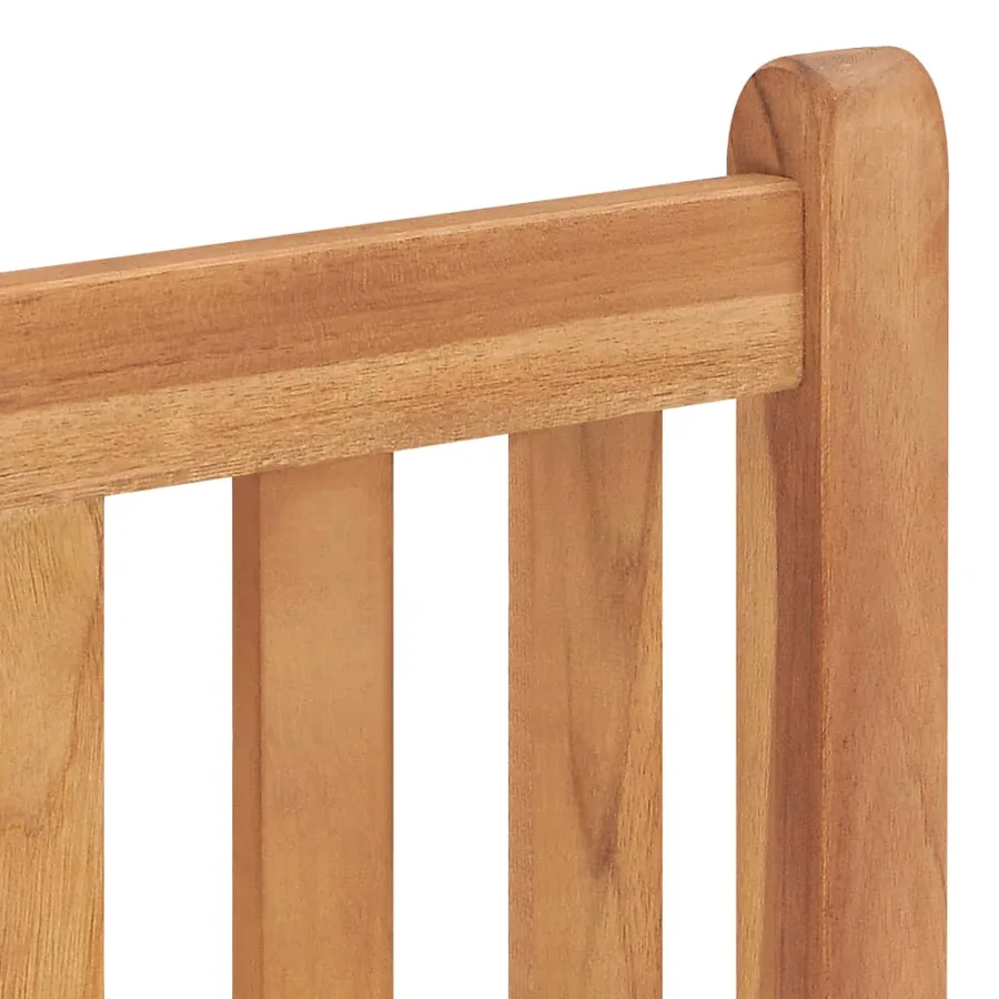 Ensemble à manger de jardin 7 pcs Bois de teck solide - 6