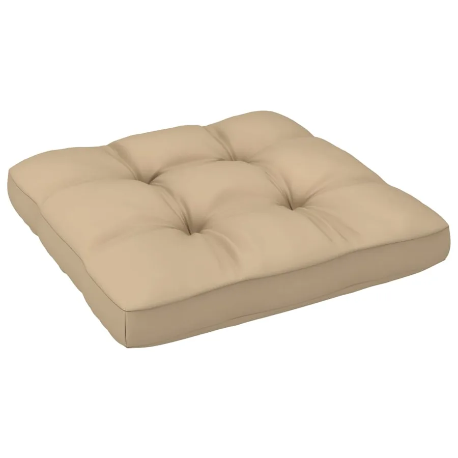 Pouf palette de jardin Bois de pin imprégné de blanc - 6