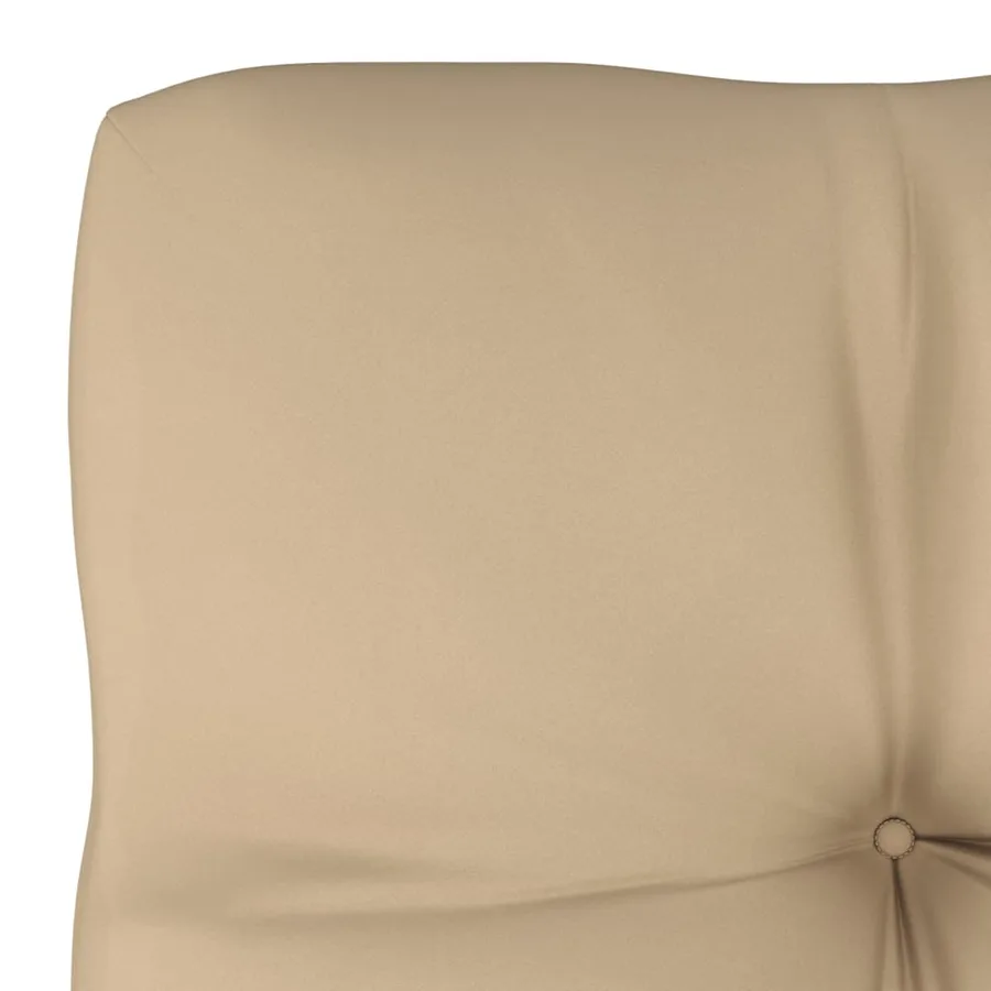 Pouf palette de jardin Bois de pin imprégné de blanc - 8