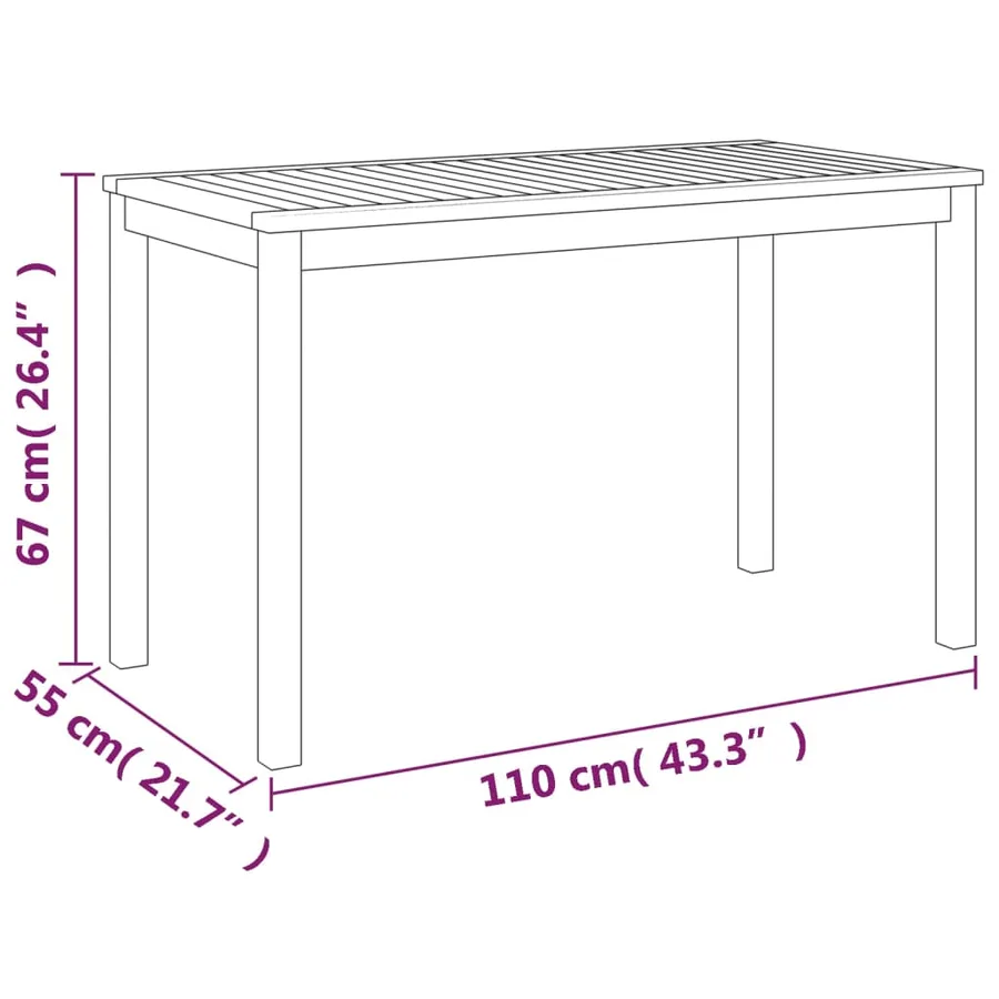Ensemble à manger de jardin coussins 7 pcs Bois acacia - 12