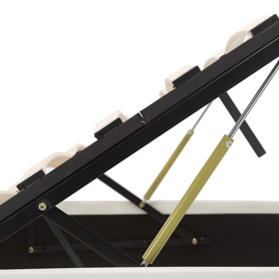 Cadre de lit avec rangement hydraulique Similicuir 160x200 cm - 7
