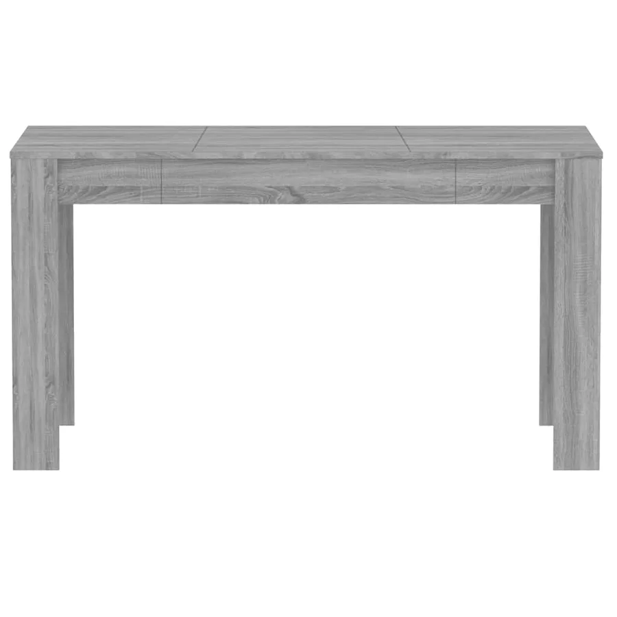 Table à dîner Sonoma gris 140x74,5x76 cm Bois d'ingénierie - 3