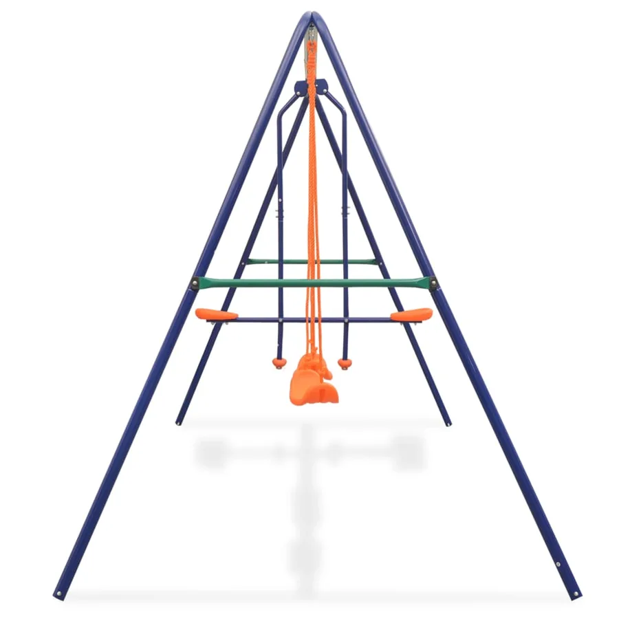Ensemble de balançoires avec 4 sièges Orange - 3