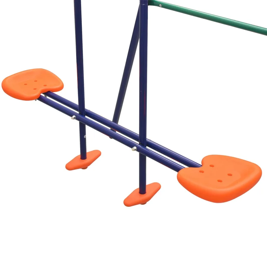 Ensemble de balançoires avec 4 sièges Orange - 7