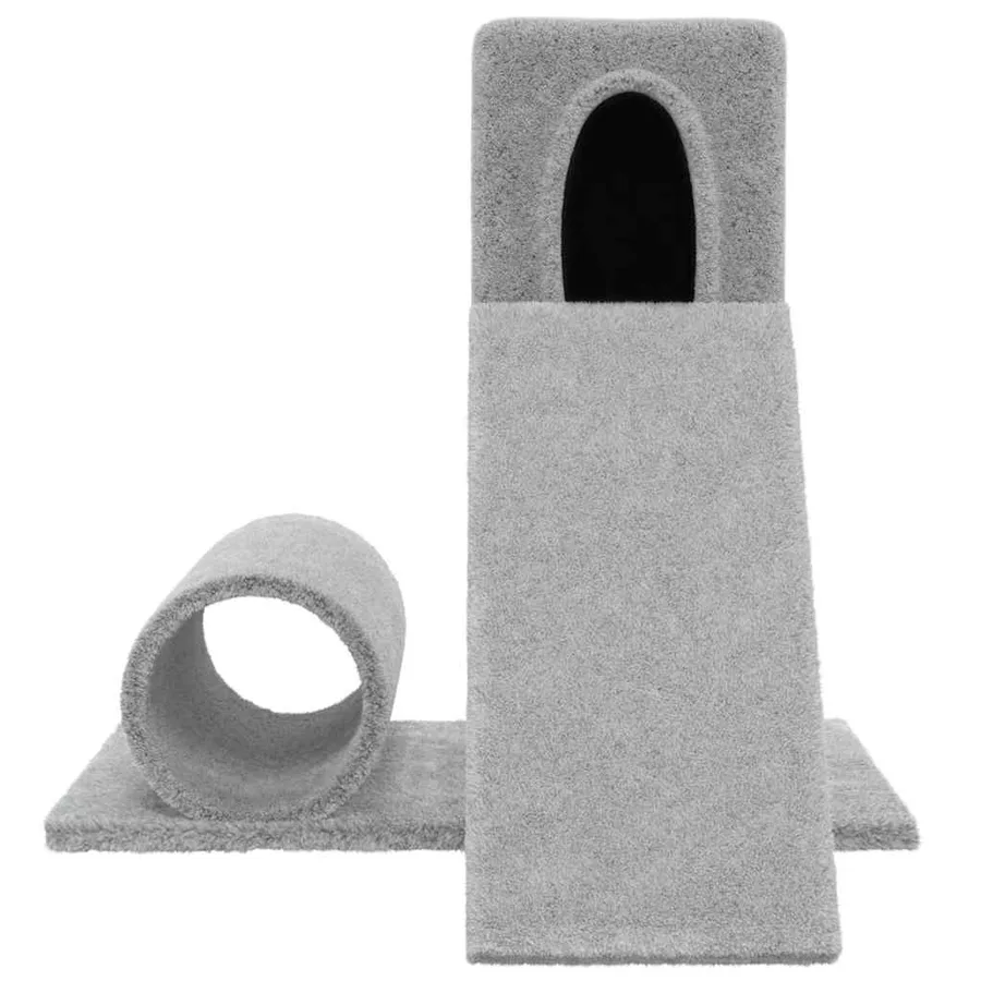 Arbre à chat avec griffoir en sisal Gris clair 59 cm - 3