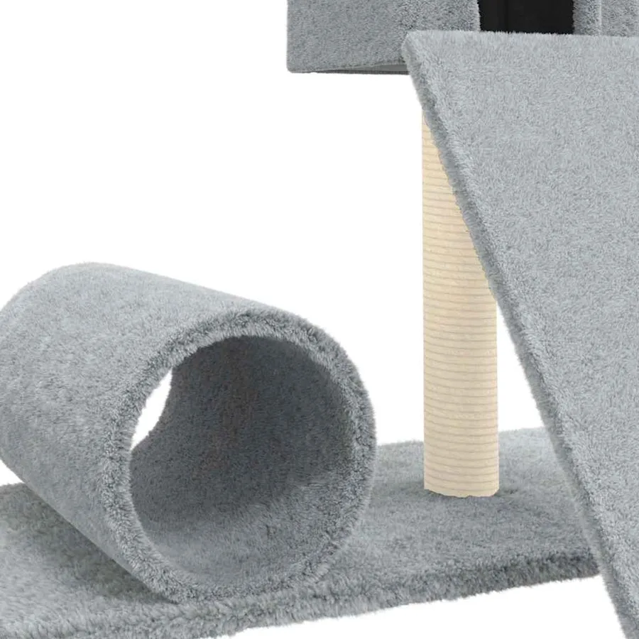 Arbre à chat avec griffoir en sisal Gris clair 59 cm - 6