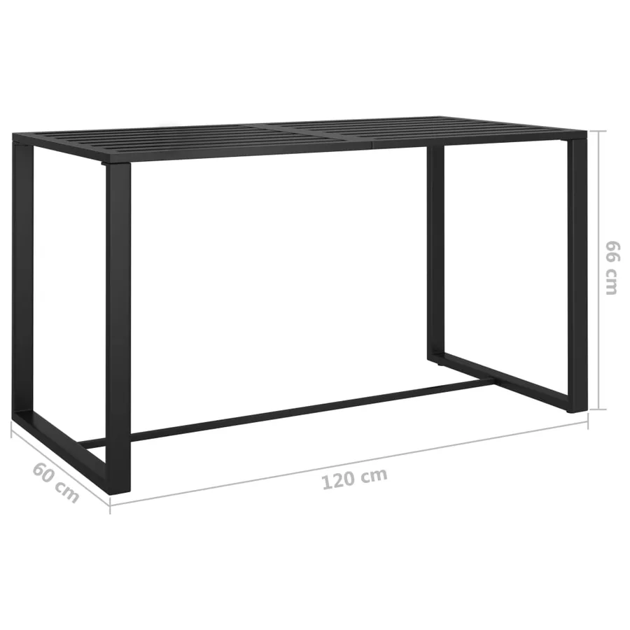 Ensemble de canapés 5 pcs avec coussins Aluminium Anthracite - 5