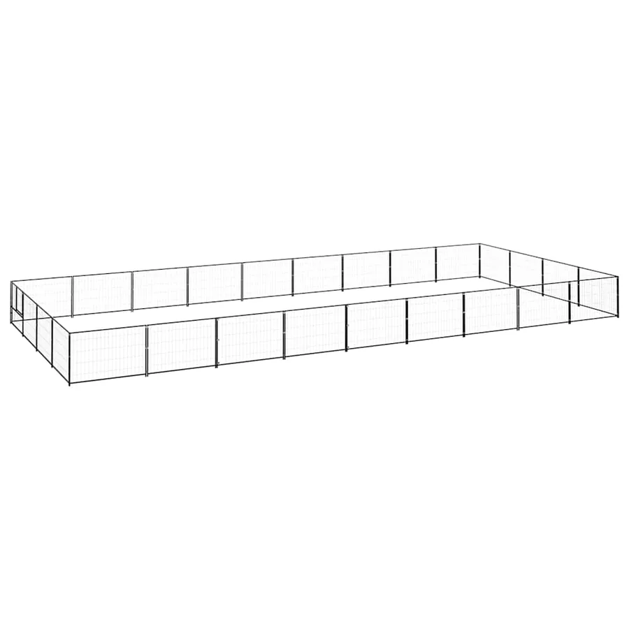 Chenil Noir 36 m² Acier - 2