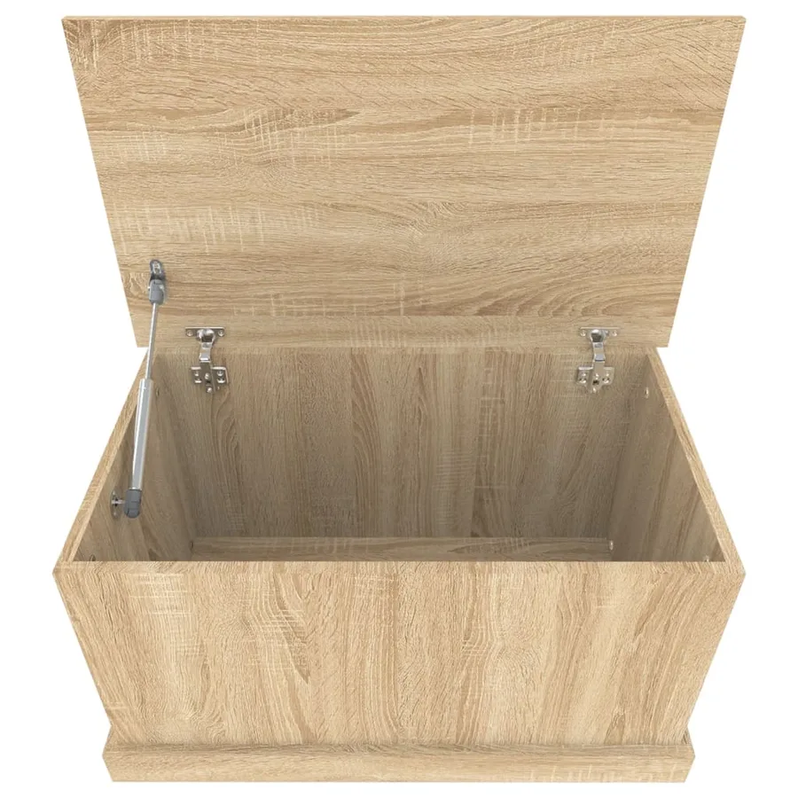 Coffre de rangement Chêne Sonoma 70 x 40 x 38 cm Bois d'ingénierie - 7