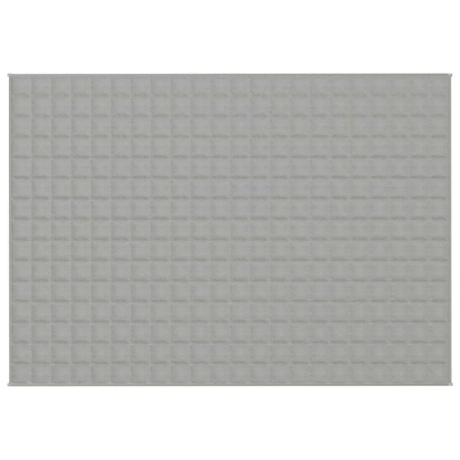 Couverture lestée Gris 155x220 cm 7 kg Tissu - 3