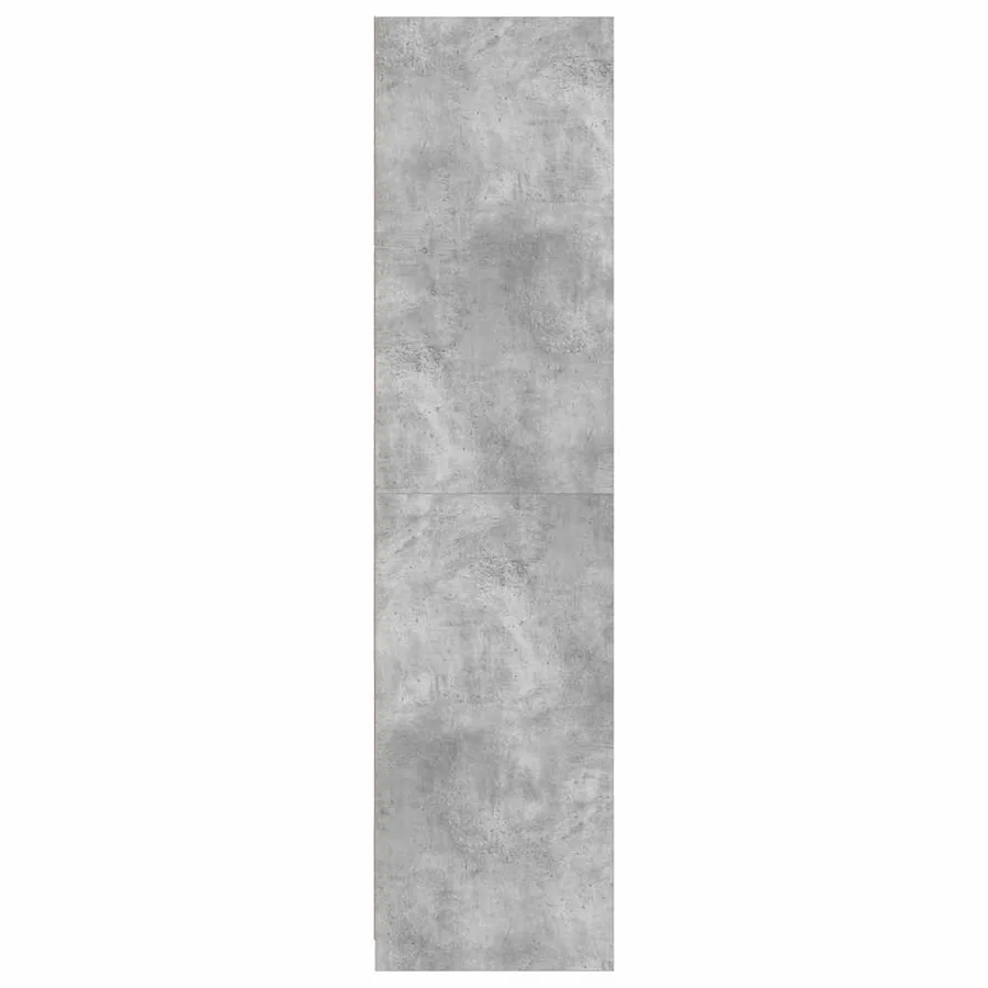 Garde-robe Gris cement 100 x 50 x 200 cm Aggloméré - 5