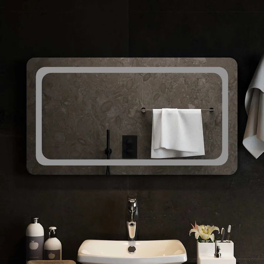 Miroir de salle de bain à LED 90x50 cm - 3