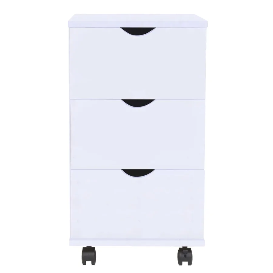 Meuble à tiroirs 33x45x60 cm Blanc - 2