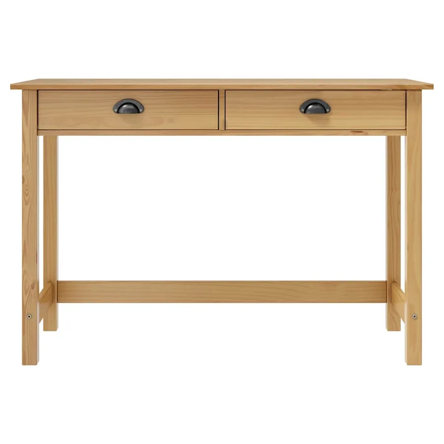 Table console Hill Range avec 2 tiroirs 110x45x74 cm Pin solide - 2
