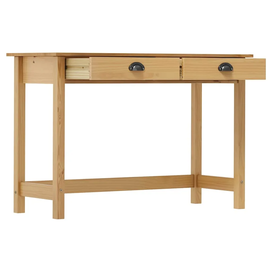 Table console Hill Range avec 2 tiroirs 110x45x74 cm Pin solide - 3